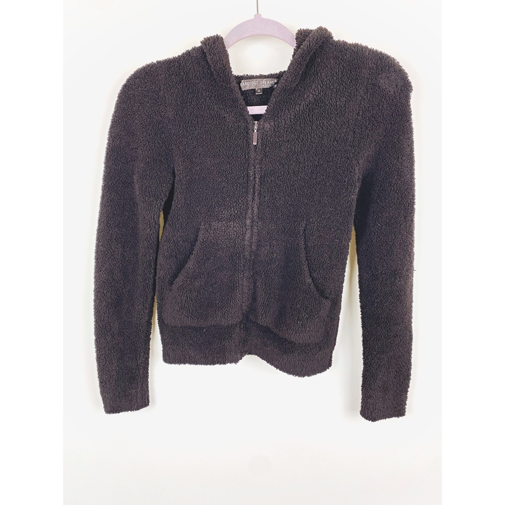 Barefoot Dreams CozyChic Plush Full Zip Hoodie XS